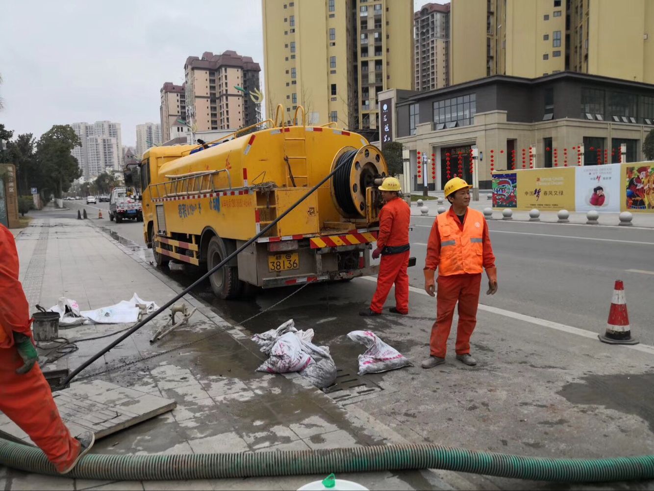 宿松排污管道清淤-管道清洗
